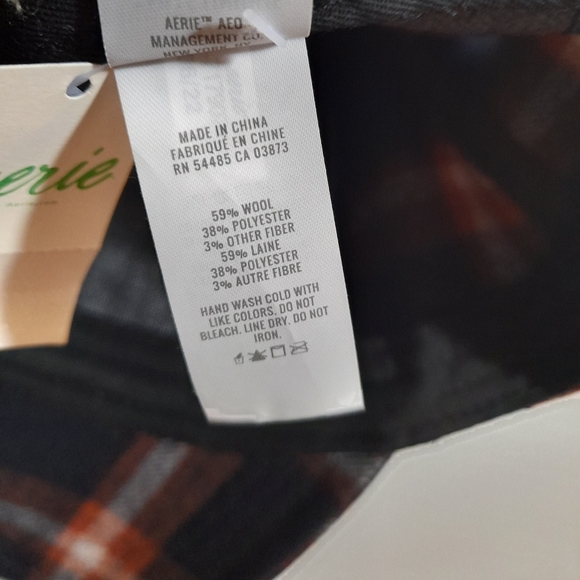 ● Aerie | Flannel Baseball Hat - Picture 11 of 14